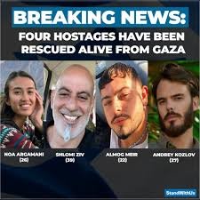 Meet the 4 hostages rescued by Israeli forces in Gaza…
