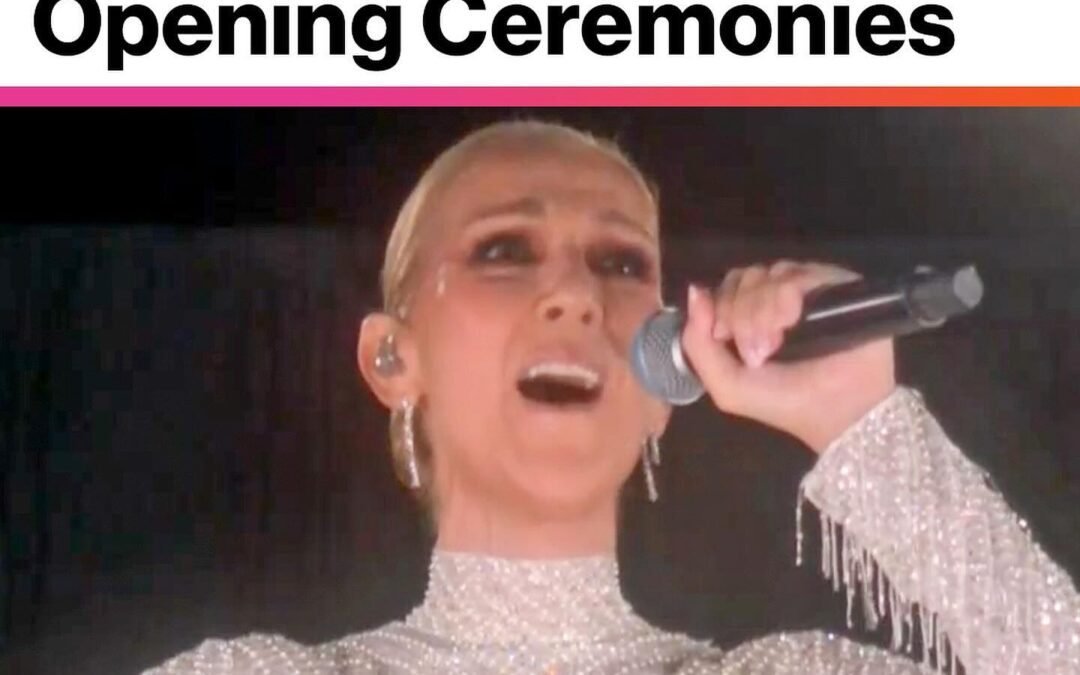 Absolutely beautiful: Celine Dion comes back to perform at the Opening Ceremonies.