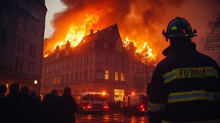 HEARTBREAKING: INFERNO IN COLWOOD CITY IN CHAOS AS MASSIVE FIRE ENGULFS DOWNTOWN AREA MULTIPLE BUILDINGS ABLAZE