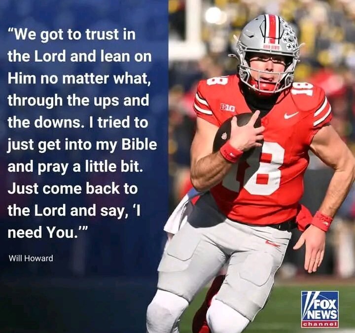 FAITH ON DISPLAY: Ohio State quarterback leans on his faith as he prepares for the highly-anticipated national championship game.