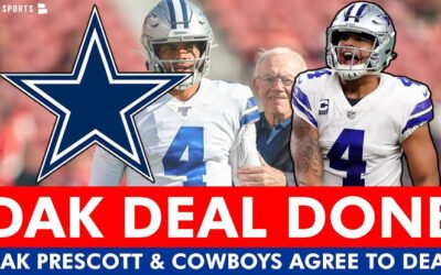 DONE DEAL: Dak Prescott accepted a three years contract worth $350 Million with Dallas Cowboys, keeps him with the team through the 2031 season