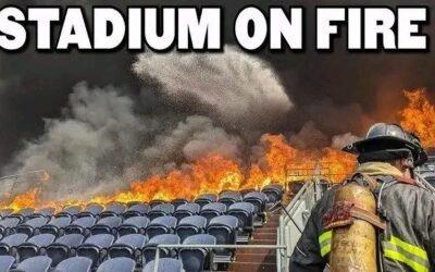 Breaking News: Devastating Fire Burns Down Donald W. Reynolds Razorback Stadium, 70 Lives Confirmed Dead.