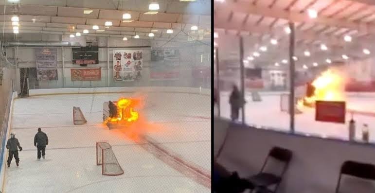 Heartbreaking: binghamton black bears Stadium burnt due to fire inferno…see..more…