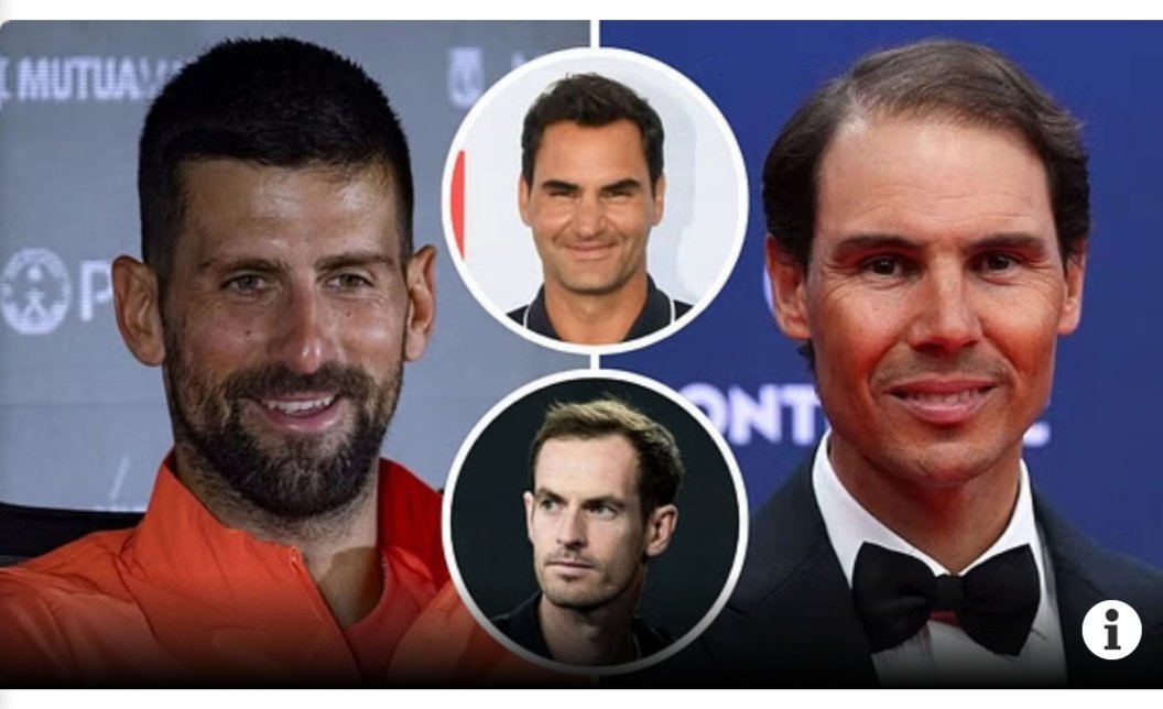 Breaking news:Novak Djokovic reveals Roger Federer & Andy Murray will join him for ‘very emotional’ reunion at Rafael Nadal’s French Open tribute…