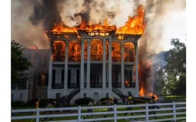 SO SAD:The fire that engulfed the Nottoway Plantation House Due Too….